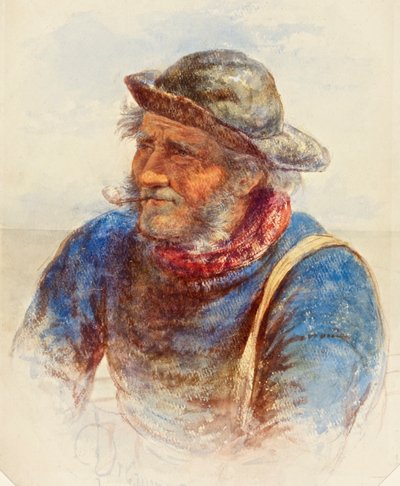 Study of a Fisherman, 1870 by James Drummond